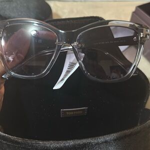 Tom Ford Black Translucent Sunglasses